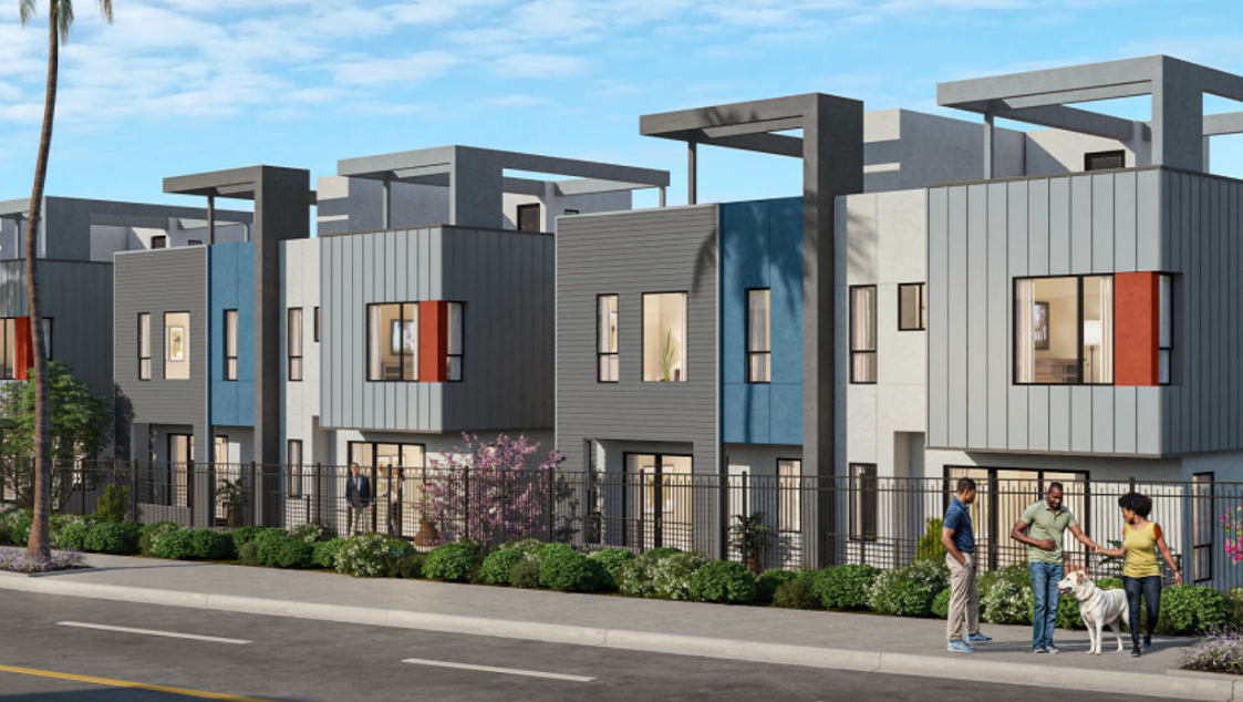 Baldwin Hills Duplex Housing Rendering