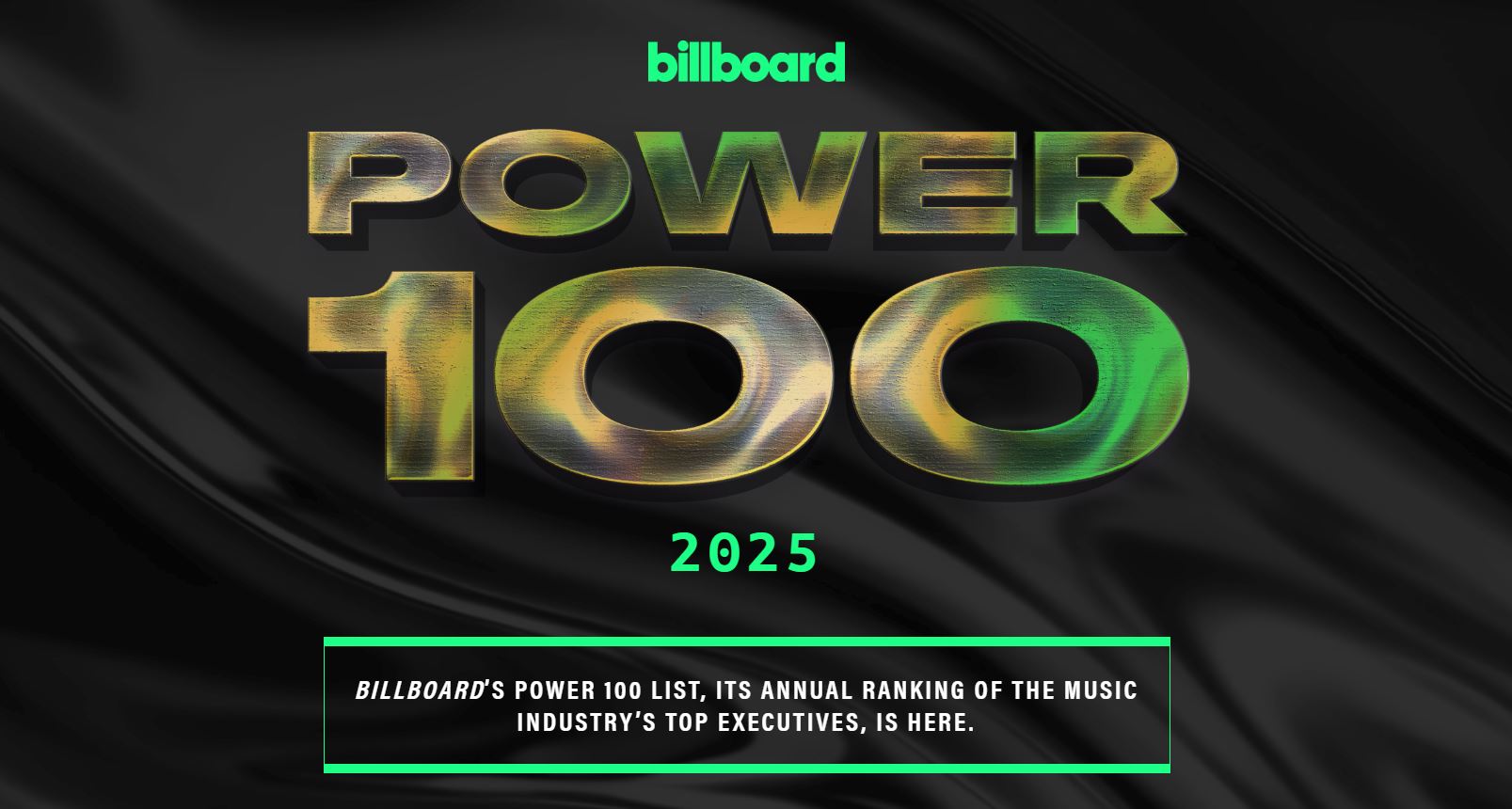 Billboard Power 100 2025