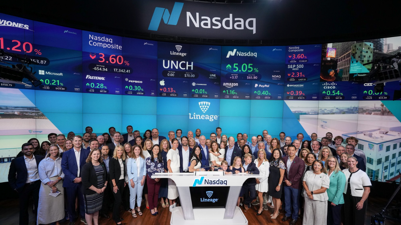 Lineage Nasdaq for AI site