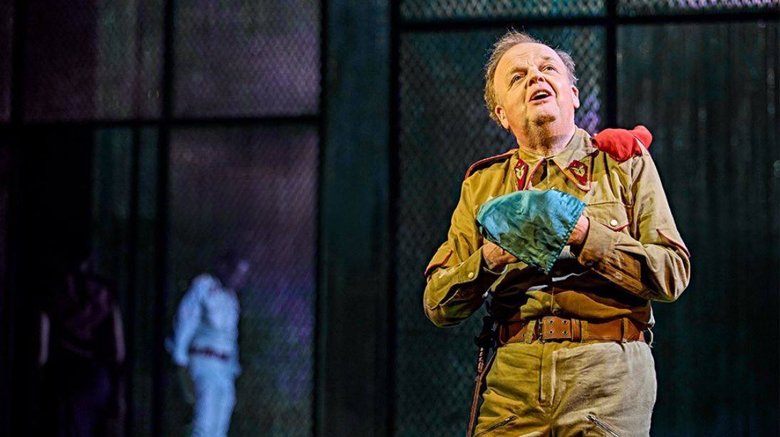 Toby Jones as an impish Iago in Tom Morris’s Othello Credit_Brinkhoff-Moegenburg