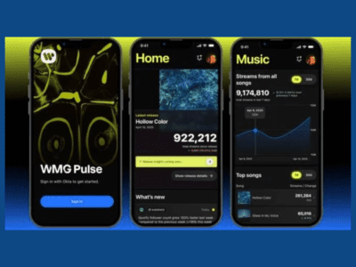 Warner Music Group Launches WMG Pulse App for Artists and Songwriters to Track Streams, Earnings, and Fan Engagement
